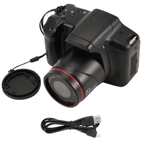 Kueohse Tragbare -Vlog-Kamera Fotografie 16-Facher Digitalzoom 1080P HD-Spiegelreflexkamera Anti-Shake-Fotokameras für Live-Stream Kueohse Tragbare -Vlog-Kamera Fotografie 16-Facher Digitalzoom 1080P HD-Spiegelreflexkamera Anti-Shake-Fotokameras für Live-Stream von Kueohse