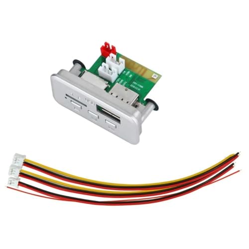 Kueohse Upgrade Bluetooth 5.0 Autoradio MP3-Player 5 V 12 V WMA-Decoderboard Audiomodul FM TF USB 3,5 mm AUX für Autos Silber Kueohse Upgrade Bluetooth 5.0 Autoradio MP3-Player 5 V 12 V WMA-Decoderboard Audiomodul FM TF USB 3,5 mm AUX für Autos Silber von Kueohse