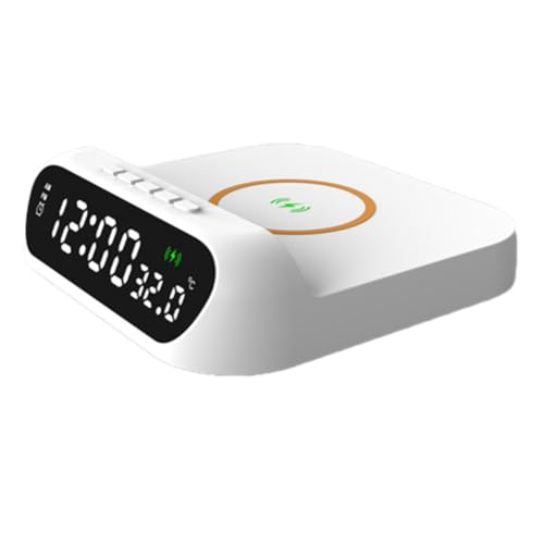 Kueohse mit Kabelloser Aufladung, 3-In-1-Wireless-Ladegerät, Schnelles Aufladen mit 15 W, Digitaler, Temperatur, Langlebig, Einfache Installation, Einfach zu Bedienen Kueohse mit Kabelloser Aufladung, 3-In-1-Wireless-Ladegerät, Schnelles Aufladen mit 15 W, Digitaler, Temperatur, Langlebig, Einfache Installation, Einfach zu Bedienen von Kueohse