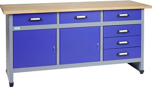 Küpper 12177 Werkbank ultramarinblau (B x H x T) 1700 x 840 x 600mm von Küpper