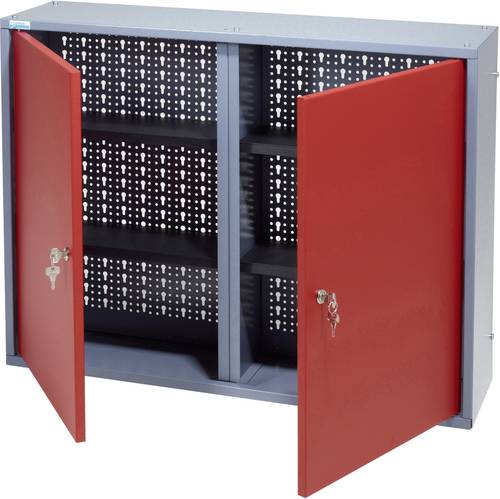 Küpper 70122 Werkzeug-Hängeschrank (B x H x T) 80 x 60 x 19cm Rot, Silber von Küpper