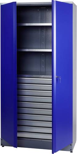 Küpper 70597 Werkzeug-Hochschrank (B x H x T) 910 x 1800 x 450mm Blau, Silber von Küpper