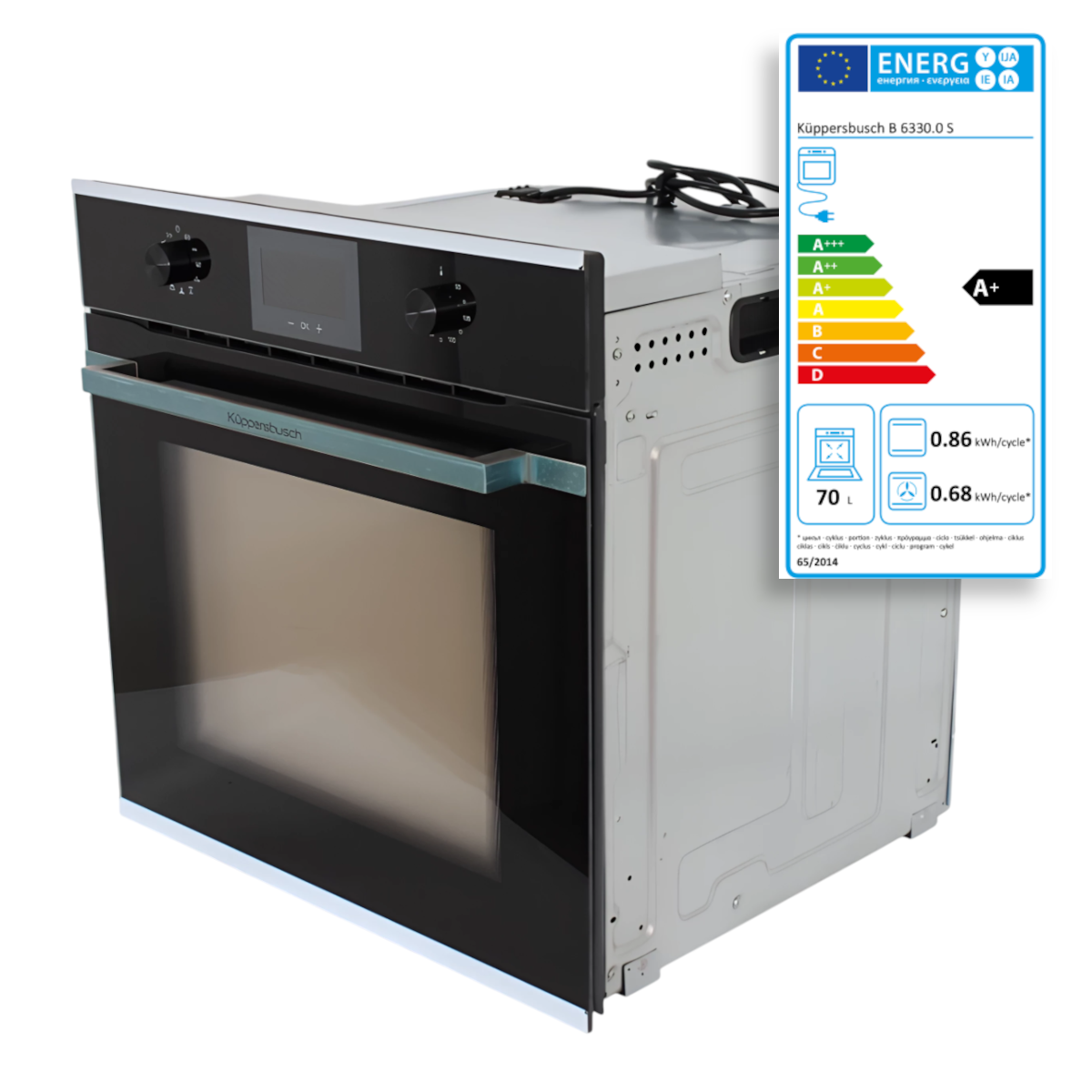 Küppersbusch B6330.0S1 Einbau Backofen Comfort+ Heißluft Grill Schwarz Küppersbusch B6330.0S1 Einbau Backofen Comfort+ Heißluft Grill Schwarz von Küppersbusch