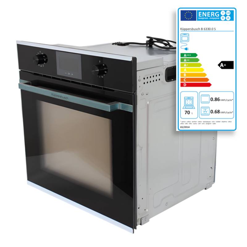 Küppersbusch B6330.0S1 Einbau Backofen Comfort+ Heißluft Grill Schwarz von Küppersbusch