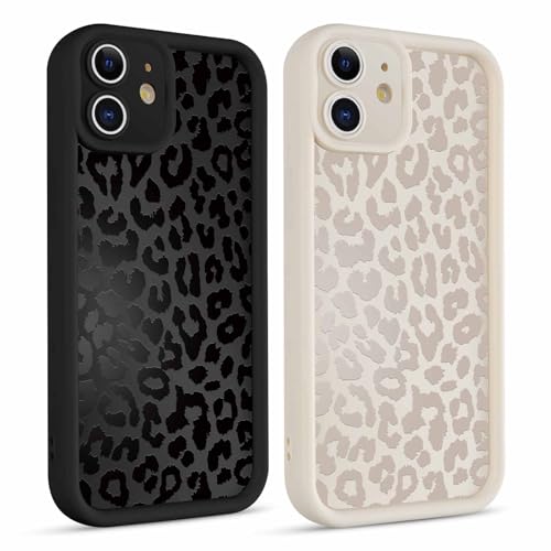 Kueqeay 2 Stück Hülle für iPhone 11 6,1", Handyhülle mit Aesthetic Muster Design Matte Schutzhülle,Ultra Weich Silikon Dünn TPU Case Stoßfest Kratzfest Bumper Cover, Leopard 2 Kueqeay 2 Stück Hülle für iPhone 11 6,1", Handyhülle mit Aesthetic Muster Design Matte Schutzhülle,Ultra Weich Silikon Dünn TPU Case Stoßfest Kratzfest Bumper Cover, Leopard 2 von Kueqeay