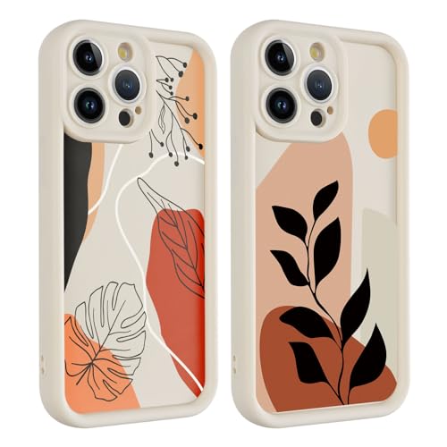 Kueqeay 2 Stück Hülle für iPhone 15 Pro Max 6,7", Handyhülle mit Aesthetic Muster Design Matte Schutzhülle,Ultra Weich Silikon Dünn TPU Case Stoßfest Kratzfest Bumper Cover, Blume 3 Kueqeay 2 Stück Hülle für iPhone 15 Pro Max 6,7", Handyhülle mit Aesthetic Muster Design Matte Schutzhülle,Ultra Weich Silikon Dünn TPU Case Stoßfest Kratzfest Bumper Cover, Blume 3 von Kueqeay