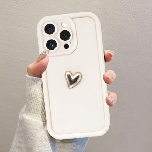 Kueqeay Handyhülle für iPhone 13 Pro hülle 6,1'', Aesthetic 3D Liebe Muster Design Weiß Weiche TPU Silikon Stoßfest Kameraschutz Schutzhülle Bumper Ultra Dünn Mädchen Case, 03 Kueqeay Handyhülle für iPhone 13 Pro hülle 6,1'', Aesthetic 3D Liebe Muster Design Weiß Weiche TPU Silikon Stoßfest Kameraschutz Schutzhülle Bumper Ultra Dünn Mädchen Case, 03 von Kueqeay