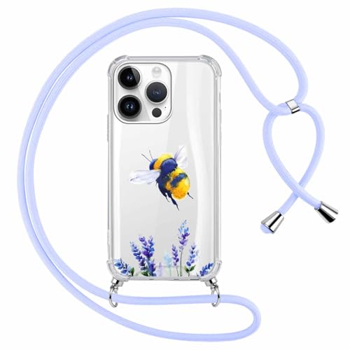Kueqeay Handykette Handyhülle für iPhone 15 Pro Hülle mit Band Kette 6,1", Durchsichtige Aesthetic Muster Case mit Umhängeband Weich Silicone TPU Stoßfest Schutzhülle Cover, Blume 12 Kueqeay Handykette Handyhülle für iPhone 15 Pro Hülle mit Band Kette 6,1", Durchsichtige Aesthetic Muster Case mit Umhängeband Weich Silicone TPU Stoßfest Schutzhülle Cover, Blume 12 von Kueqeay