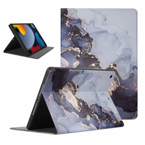 Kueqeay Hülle für iPad 9./8./7. Generation, Aesthetic Marmor Motiv Design Ultra Dünn Leicht SchutzHülle mit Standfunktion TPU Rücken Slim PU Leder Smart Folio Tablet Cover, Grau Kueqeay Hülle für iPad 9./8./7. Generation, Aesthetic Marmor Motiv Design Ultra Dünn Leicht SchutzHülle mit Standfunktion TPU Rücken Slim PU Leder Smart Folio Tablet Cover, Grau von Kueqeay