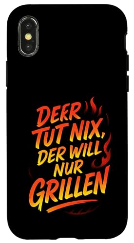 Der Tut Nix, Der Will Nur Grillen - Gasgrill Hülle für iPhone X/XS Der Tut Nix, Der Will Nur Grillen - Gasgrill Hülle für iPhone X/XS von Kugelgrill Grillmeister Grillparty Grillabend