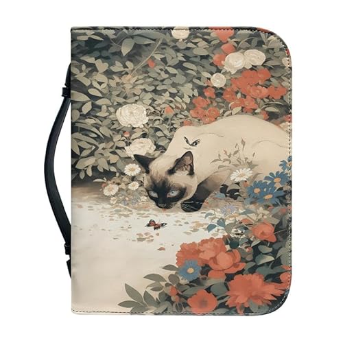 Kuiaobaty Bibelhülle für Damen, Katzenmuster, niedlicher Kätzchen-Druck, Kunstleder, 19,1 x 25,4 cm, Geschenk für Männer, Frauen, Vater, Kinder, 4 Größen Kuiaobaty Bibelhülle für Damen, Katzenmuster, niedlicher Kätzchen-Druck, Kunstleder, 19,1 x 25,4 cm, Geschenk für Männer, Frauen, Vater, Kinder, 4 Größen von Kuiaobaty