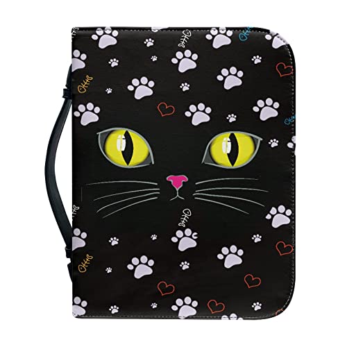 Kuiaobaty Notebook-Einband mit Katzen-Aufdruck, Kunstleder, mit Innentasche von Kuiaobaty