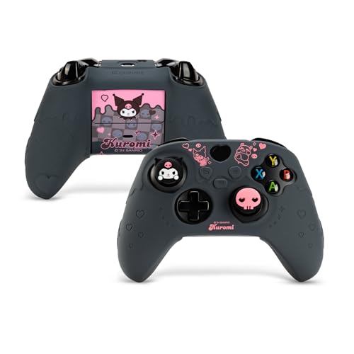 Kuitmor Silikon-Controller-Abdeckung für Xbox Series X-Controller, weiche Schutzhülle, rutschfeste Schutzhülle, kompatibel mit Xbox Wireless Controller mit 2 Daumengriffkappen – HLK (Schwarz) Kuitmor Silikon-Controller-Abdeckung für Xbox Series X-Controller, weiche Schutzhülle, rutschfeste Schutzhülle, kompatibel mit Xbox Wireless Controller mit 2 Daumengriffkappen – HLK (Schwarz) von Kuitmor