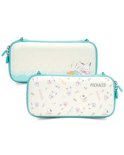 Kuitmor Schlanke Tragetasche kompatibel mit Switch/Switch OLED, schützende, Harte, tragbare Reisetasche für Switch-Konsole und Zubehör – Candy Party (Grün) Kuitmor Schlanke Tragetasche kompatibel mit Switch/Switch OLED, schützende, Harte, tragbare Reisetasche für Switch-Konsole und Zubehör – Candy Party (Grün) von Kuitmor