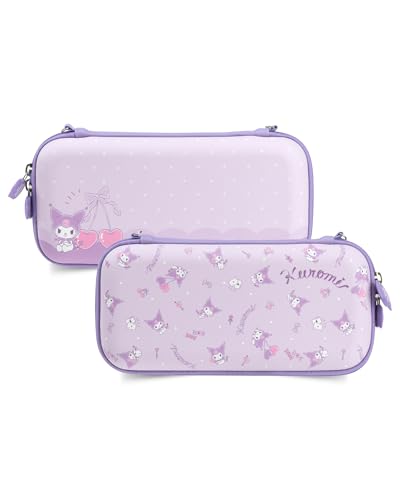 Kuitmor Schlanke Tragetasche kompatibel mit Switch/Switch OLED, schützende, Harte, tragbare Reisetasche für Switch-Konsole und Zubehör – Candy Party (Lila) Kuitmor Schlanke Tragetasche kompatibel mit Switch/Switch OLED, schützende, Harte, tragbare Reisetasche für Switch-Konsole und Zubehör – Candy Party (Lila) von Kuitmor