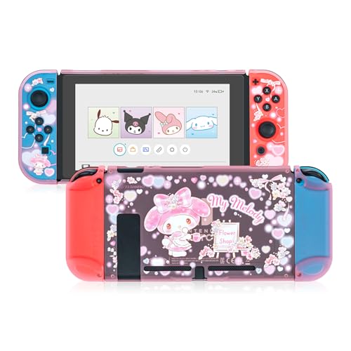 Kuitmor Schutzhülle für Switch, Harte, transparente, andockbare PC-Schale, Switch-Abdeckung mit kratzfestem und stoßdämpfendem Design – Romantischer Blumenladen (für Switch 2017) Kuitmor Schutzhülle für Switch, Harte, transparente, andockbare PC-Schale, Switch-Abdeckung mit kratzfestem und stoßdämpfendem Design – Romantischer Blumenladen (für Switch 2017) von Kuitmor