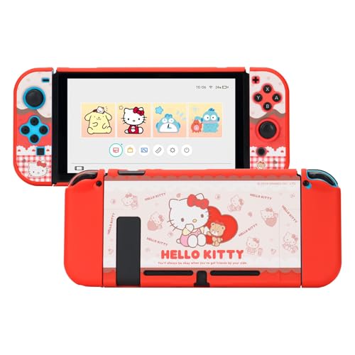 Kuitmor-Schutzhülle für Switch, andockbare Kawaii-Cartoon-Hülle für regulären Switch, kratzfestes und stoßdämpfendes Design Kuitmor-Schutzhülle für Switch, andockbare Kawaii-Cartoon-Hülle für regulären Switch, kratzfestes und stoßdämpfendes Design von Kuitmor