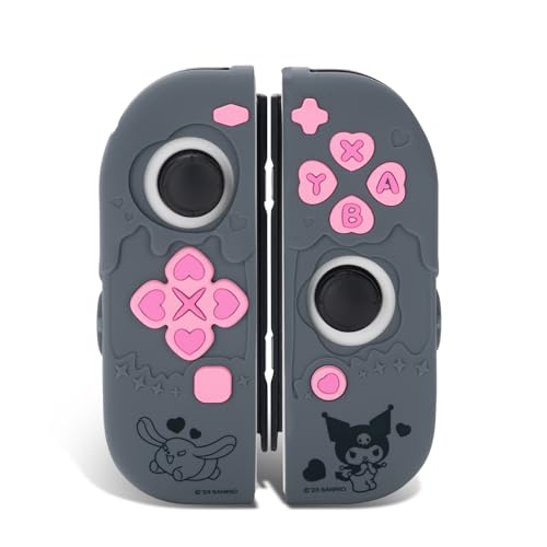 Kuitmor Schutzhülle für Switch Original-Controller, Silikon-Skin für Switch Original-Controller, rutschfeste Schutzhülle für Switch/OLED Original-Controller (Schwarz) Kuitmor Schutzhülle für Switch Original-Controller, Silikon-Skin für Switch Original-Controller, rutschfeste Schutzhülle für Switch/OLED Original-Controller (Schwarz) von Kuitmor