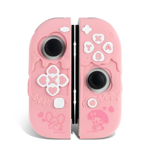 Kuitmor Schutzhülle für Switch Original-Controller, Silikon-Skin für Switch Original-Controller, rutschfeste Schutzhülle für Switch/OLED Original-Controller (Rosa) Kuitmor Schutzhülle für Switch Original-Controller, Silikon-Skin für Switch Original-Controller, rutschfeste Schutzhülle für Switch/OLED Original-Controller (Rosa) von Kuitmor
