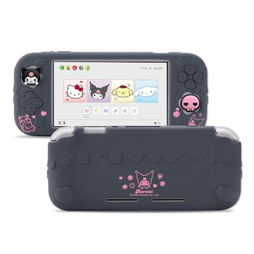 Kuitmor Schutzhülle für Switch Lite, Kratzfeste Schale, weiche Silikonhülle für Switch Lite 2019 mit 2 Daumengriffkappen - KLM Kuitmor Schutzhülle für Switch Lite, Kratzfeste Schale, weiche Silikonhülle für Switch Lite 2019 mit 2 Daumengriffkappen - KLM von Kuitmor