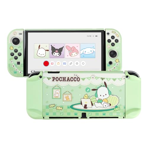 Kuitmor-Schutzhülle für Switch OLED, abnehmbare, schlanke Schutzhülle, Kawaii-Hart-PC-Schutzschale, kompatibel mit Switch OLED-Konsole und Original-Controller-Controllern Kuitmor-Schutzhülle für Switch OLED, abnehmbare, schlanke Schutzhülle, Kawaii-Hart-PC-Schutzschale, kompatibel mit Switch OLED-Konsole und Original-Controller-Controllern von Kuitmor