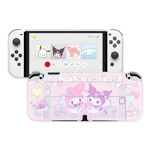 Kuitmor-Schutzhülle für Switch OLED, andockbare integrierte Hartschalenhülle, kompatibel mit Switch OLED und Original-Controller – KLM Kuitmor-Schutzhülle für Switch OLED, andockbare integrierte Hartschalenhülle, kompatibel mit Switch OLED und Original-Controller – KLM von Kuitmor