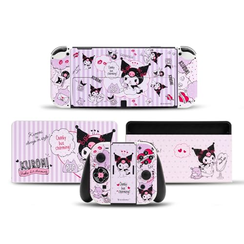 Kuitmor Skin Stickers Compatible with Switch, Anime Vinyl Decal, Switch Full Wrap Protective Skin Original-Controller Film Sticker - KLM Sweet Calling (für Switch OLED) Kuitmor Skin Stickers Compatible with Switch, Anime Vinyl Decal, Switch Full Wrap Protective Skin Original-Controller Film Sticker - KLM Sweet Calling (für Switch OLED) von Kuitmor