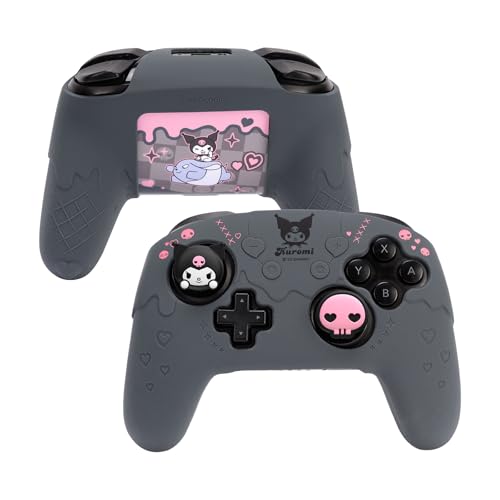 Kuitmor Switch Pro Controller-Skin, süße, weiche Schutzhülle aus Silikon, rutschfeste Schutzhülle für Switch Pro Controller mit 2 Daumengriffkappen und 1 Aufkleber Kuitmor Switch Pro Controller-Skin, süße, weiche Schutzhülle aus Silikon, rutschfeste Schutzhülle für Switch Pro Controller mit 2 Daumengriffkappen und 1 Aufkleber von Kuitmor