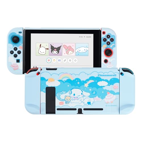 Kuitmor Switch-Schutzhülle, Kawaii-Cartoon-Schutzhülle, dünne Hart-PC-Schutzhülle, kompatibel mit der Switch-Konsole und Original-Controller (für Switch 2017) Kuitmor Switch-Schutzhülle, Kawaii-Cartoon-Schutzhülle, dünne Hart-PC-Schutzhülle, kompatibel mit der Switch-Konsole und Original-Controller (für Switch 2017) von Kuitmor