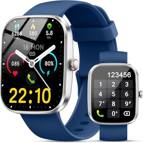 Kuizil Smartwatch Fitness, 1,3 Zoll LCD, integriertes GPS, wasserdicht IP67, Herzfrequenzmesser, Schwarz Kuizil Smartwatch Fitness, 1,3 Zoll LCD, integriertes GPS, wasserdicht IP67, Herzfrequenzmesser, Schwarz von Kuizil
