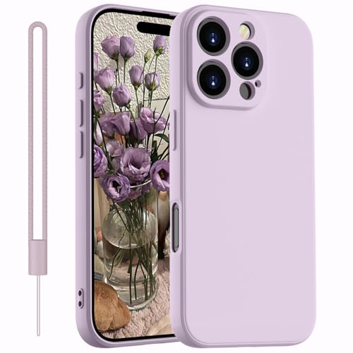 Kukiwhy für iPhone 16 Pro Max Hülle Silikon Case,Dünne mit Microfiber Hanyhülle für iPhone 16 Pro Max 5G aus flüssigem, Kratzfeste und stoßfeste Schutzhülle für iPhone 16 Pro Max Case 6.9''(2024) Lila Kukiwhy für iPhone 16 Pro Max Hülle Silikon Case,Dünne mit Microfiber Hanyhülle für iPhone 16 Pro Max 5G aus flüssigem, Kratzfeste und stoßfeste Schutzhülle für iPhone 16 Pro Max Case 6.9''(2024) Lila von Kukiwhy