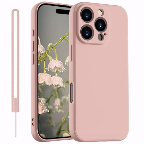 Kukiwhy für iPhone 16 Pro Max Hülle Silikon,Dünne mit Microfiber Hanyhülle für iPhone 16 Pro Max 5G aus flüssigem, Kratzfeste und stoßfeste Schutzhülle für iPhone 16 Pro Max Case 6.9''(2024) Rosa Kukiwhy für iPhone 16 Pro Max Hülle Silikon,Dünne mit Microfiber Hanyhülle für iPhone 16 Pro Max 5G aus flüssigem, Kratzfeste und stoßfeste Schutzhülle für iPhone 16 Pro Max Case 6.9''(2024) Rosa von Kukiwhy