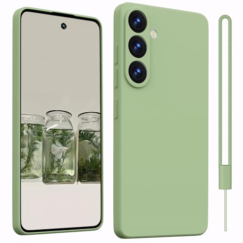 Kukiwhy Silikon Hülle für Samsung Galaxy A56 mit Lanyard,Microfiber-Innenfutter Handyhülle für Samsung A56 Dünn Rundumschutz mit Stoßfeste Kratzfeste Schutzhülle für Samsung Galaxy A56 Matcha Grün Kukiwhy Silikon Hülle für Samsung Galaxy A56 mit Lanyard,Microfiber-Innenfutter Handyhülle für Samsung A56 Dünn Rundumschutz mit Stoßfeste Kratzfeste Schutzhülle für Samsung Galaxy A56 Matcha Grün von Kukiwhy