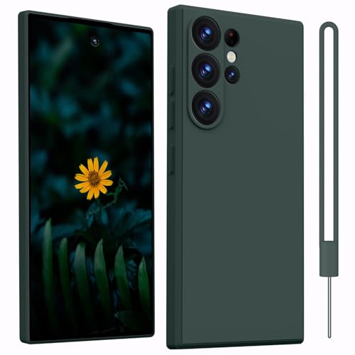 Kukiwhy Dünn Hülle für Samsung Galaxy S25 Ultra 5G mit 1 Lanyard,Microfiber-Innenfutter Slim Handyhülle für Samsung S25 Ultra mit Kratzfest Schutzhülle Silikon Case für Samsung Galaxy S25 Ultra - Grün Kukiwhy Dünn Hülle für Samsung Galaxy S25 Ultra 5G mit 1 Lanyard,Microfiber-Innenfutter Slim Handyhülle für Samsung S25 Ultra mit Kratzfest Schutzhülle Silikon Case für Samsung Galaxy S25 Ultra - Grün von Kukiwhy