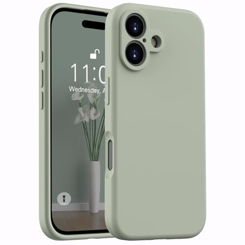 Kukiwhy Matt Hülle für iPhone 16 Hülle,Handyhülle Ultra Dünn Microfiber,Flüssig Silikon Gel Gummi Kratzfeste Stoßfeste Rundumschutz Schutzhülle für iPhone 16 Case 6.1'' Kupfer Grün Kukiwhy Matt Hülle für iPhone 16 Hülle,Handyhülle Ultra Dünn Microfiber,Flüssig Silikon Gel Gummi Kratzfeste Stoßfeste Rundumschutz Schutzhülle für iPhone 16 Case 6.1'' Kupfer Grün von Kukiwhy