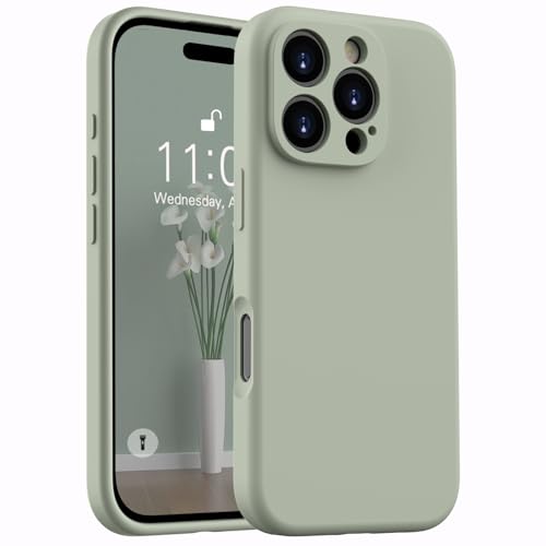Kukiwhy Matt Hülle für iPhone 16 Pro Hülle,Handyhülle Ultra Dünn Microfiber,Flüssig Silikon Gel Gummi Kratzfeste Rundumschutz Schutzhülle für iPhone 16 Pro Case 6.3'' Kupfer Grün Kukiwhy Matt Hülle für iPhone 16 Pro Hülle,Handyhülle Ultra Dünn Microfiber,Flüssig Silikon Gel Gummi Kratzfeste Rundumschutz Schutzhülle für iPhone 16 Pro Case 6.3'' Kupfer Grün von Kukiwhy
