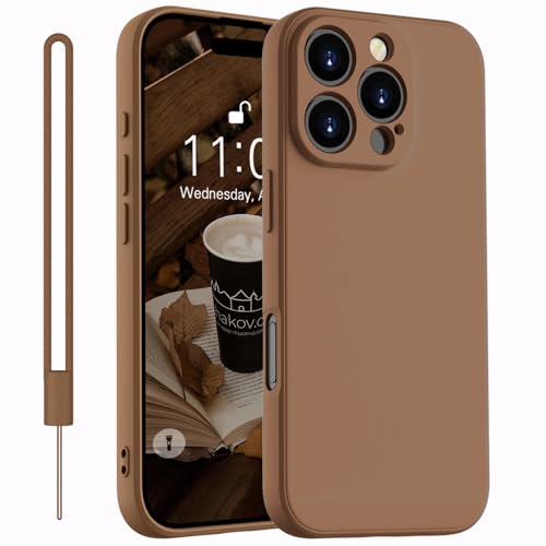 Kukiwhy Silikon Hülle für iPhone 16 Pro Hülle,Handyhülle Ultra Dünn mit Microfiber,Kratzfeste Rundumschutz stoßfeste Schutzhülle für iPhone 16 Pro Case 6.3'' (2024) Brown Kukiwhy Silikon Hülle für iPhone 16 Pro Hülle,Handyhülle Ultra Dünn mit Microfiber,Kratzfeste Rundumschutz stoßfeste Schutzhülle für iPhone 16 Pro Case 6.3'' (2024) Brown von Kukiwhy
