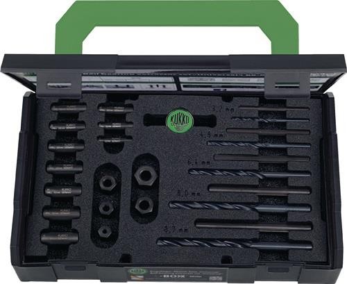 Kukko Schraubenausdrehersatz 49-U-B M 5-M 16 25-tlg.inkl.passende HSS Bohrer Kukko Schraubenausdrehersatz 49-U-B M 5-M 16 25-tlg.inkl.passende HSS Bohrer von Kukko