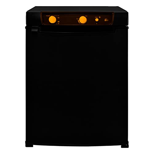 3-Wege-Camping Kühlschrank 43L Kühler 240V/12V Gas Kühlschrank Wohnmobil RV Caravan Camper Absorption Schwarz 100% Geräuschlos Links oder Rechts öffnende Tür Herausnhembare Einlegeböden 7-14°C 3-Wege-Camping Kühlschrank 43L Kühler 240V/12V Gas Kühlschrank Wohnmobil RV Caravan Camper Absorption Schwarz 100% Geräuschlos Links oder Rechts öffnende Tür Herausnhembare Einlegeböden 7-14°C von Kukoo