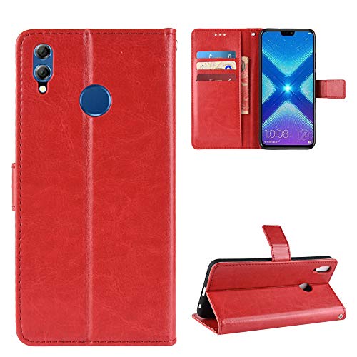 Hülle für Huawei Honor 8X JSN-L42 JSN-LX3 JSN-L23 Hülle Leder,Hülle für Huawei Honor View 10 Lite JSN-AL00 JSN-AL00a JSN-TL00 JSN-L21 Hülle Schutzhülle Case Cover Red Hülle für Huawei Honor 8X JSN-L42 JSN-LX3 JSN-L23 Hülle Leder,Hülle für Huawei Honor View 10 Lite JSN-AL00 JSN-AL00a JSN-TL00 JSN-L21 Hülle Schutzhülle Case Cover Red von Kukoufey