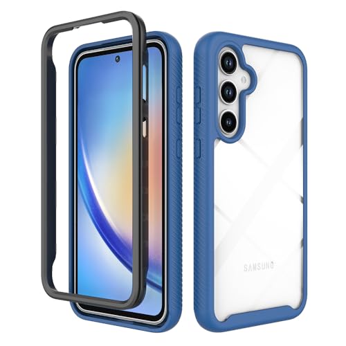 Kompatibel mit Samsung Galaxy A35 5G Hülle, Anti-Fall und Stoßdämpfende Schutzhülle, kompatibel mit Samsung SM-A356B/DS Galaxy A35 5G / SM-A356E/DS SM-S356U SM-S356N/W/V Hülle Blau Kompatibel mit Samsung Galaxy A35 5G Hülle, Anti-Fall und Stoßdämpfende Schutzhülle, kompatibel mit Samsung SM-A356B/DS Galaxy A35 5G / SM-A356E/DS SM-S356U SM-S356N/W/V Hülle Blau von Kukoufey
