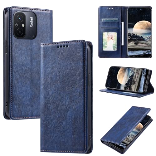 Kukoufey Holster Kompatibel mit Xiaomi Poco C55,Kompatibel mit Xiaomi Redmi 11A 22120RN86C / Redmi 12C 22120RN86G/I 22126RN91Y 2212ARNC4L Flip Folio PU Leder Flip Handytasche Hülle Blue Kukoufey Holster Kompatibel mit Xiaomi Poco C55,Kompatibel mit Xiaomi Redmi 11A 22120RN86C / Redmi 12C 22120RN86G/I 22126RN91Y 2212ARNC4L Flip Folio PU Leder Flip Handytasche Hülle Blue von Kukoufey