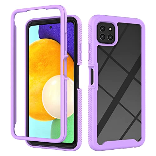 Kukoufey Hülle für Boost Mobile Celero 5G Hülle,Anti-Drop- und stoßdämpfende Handy-Schutzhülle Hülle für Samsung SM-A226B/DSN Galaxy A22 5G / SM-A226BDS SM-A226B SM-A226BRN Hülle Purple Kukoufey Hülle für Boost Mobile Celero 5G Hülle,Anti-Drop- und stoßdämpfende Handy-Schutzhülle Hülle für Samsung SM-A226B/DSN Galaxy A22 5G / SM-A226BDS SM-A226B SM-A226BRN Hülle Purple von Kukoufey