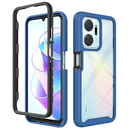 Kukoufey Hülle für Honor X7a 4G Hülle,Anti-Drop- und stoßdämpfende Handy-Schutzhülle Hülle für Honor X7a 4G RKY-LX1 RKY-LX2 / Play 7T 5G RKY-AN10 Hülle Blue von Kukoufey