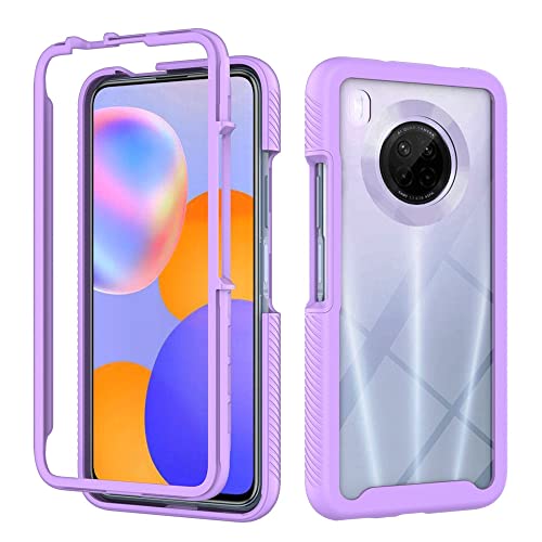 Kukoufey Hülle für Huawei Y9a Hülle,Anti-Drop- und stoßdämpfende Handy-Schutzhülle Hülle für Huawei Enjoy 20 Plus 5G FRL-TN00a FRL-AN00a / Y9a 4G FRL-L22 FRL-LX2 FRL-L23 FRL-LX3 Hülle Purple von Kukoufey
