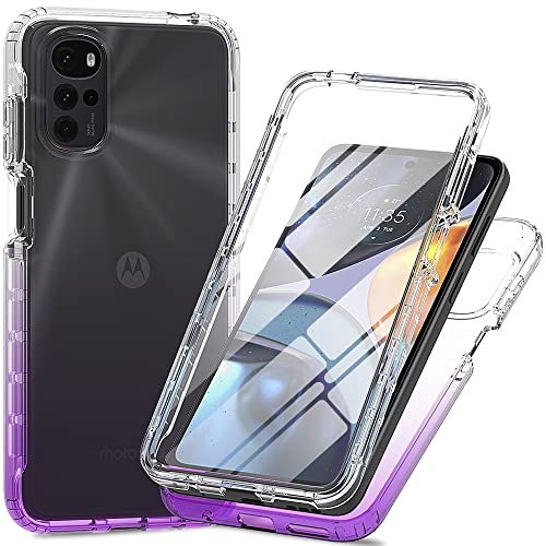 Kukoufey Hülle für Motorola Moto E32 Stoßfest Schutzhülle,mit Eingebautem Schutzfolie Hülle für Motorola Moto G22 2022 XT2231-1 XT2231-2 XT2231-3 XT2231-5 / Moto E32s Hülle Purple Kukoufey Hülle für Motorola Moto E32 Stoßfest Schutzhülle,mit Eingebautem Schutzfolie Hülle für Motorola Moto G22 2022 XT2231-1 XT2231-2 XT2231-3 XT2231-5 / Moto E32s Hülle Purple von Kukoufey