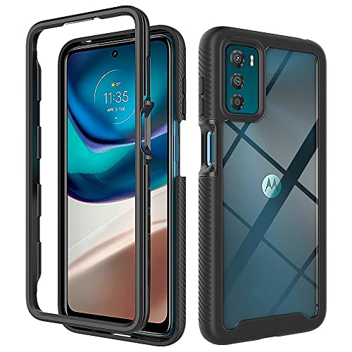 Kukoufey Hülle für Motorola Moto G42 Hülle,Anti-Drop- und stoßdämpfende Handy-Schutzhülle Hülle für Motorola Moto G42 XT2233-1 XT2233-2 Hülle Black von Kukoufey