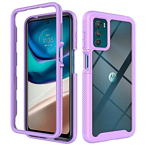 Kukoufey Hülle für Motorola Moto G42 Hülle,Anti-Drop- und stoßdämpfende Handy-Schutzhülle Hülle für Motorola Moto G42 XT2233-1 XT2233-2 Hülle Purple von Kukoufey