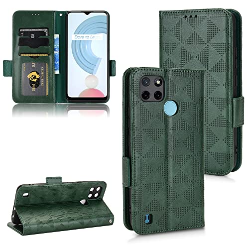 Kukoufey Hülle für Oppo Realme C21Y RMX3261 RMX3263 / Realme C25Y RMX3265 RMX3268 RMX3269 Handy-Schutzhülle aus Leder,Hülle für Oppo Realme C25Y Hülle Schutzhülle Case Cover Green Kukoufey Hülle für Oppo Realme C21Y RMX3261 RMX3263 / Realme C25Y RMX3265 RMX3268 RMX3269 Handy-Schutzhülle aus Leder,Hülle für Oppo Realme C25Y Hülle Schutzhülle Case Cover Green von Kukoufey