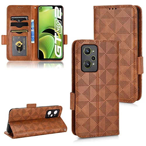 Kukoufey Hülle für Oppo Realme GT2 RMX3311 Handy-Schutzhülle aus Leder,Hülle für Oppo Realme GT Noe 2 RMX3370 Hülle Leder,Hülle für Oppo Realme GT Noe 3T Hülle Schutzhülle Case Cover Brown Kukoufey Hülle für Oppo Realme GT2 RMX3311 Handy-Schutzhülle aus Leder,Hülle für Oppo Realme GT Noe 2 RMX3370 Hülle Leder,Hülle für Oppo Realme GT Noe 3T Hülle Schutzhülle Case Cover Brown von Kukoufey